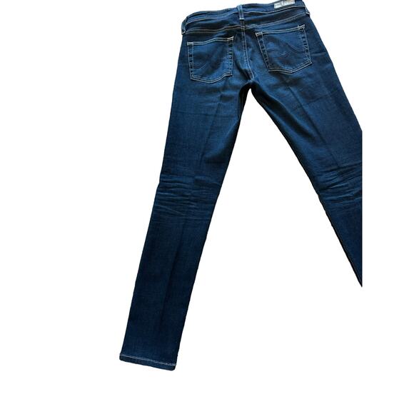 AG-ED Denim Women's 27R The Farrah High Rise Skinny Ankle Dark Wash Blue Jeans - Picture 11 of 14